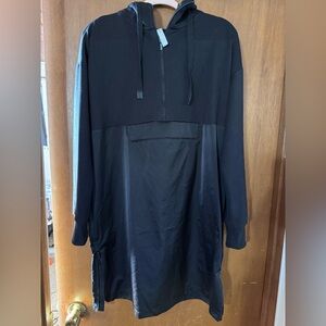 Athleta Mixed Media Jacket Dress